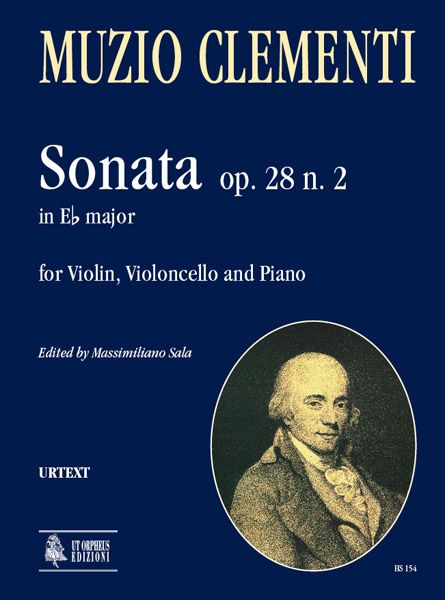 Sonata, Op. 28 No. 2 In E Flat Major : For Violin, Violoncello and Piano / Ed. Massimiliano Sala.