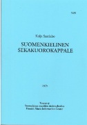 Suomenkielinen Sekakuorokappale.