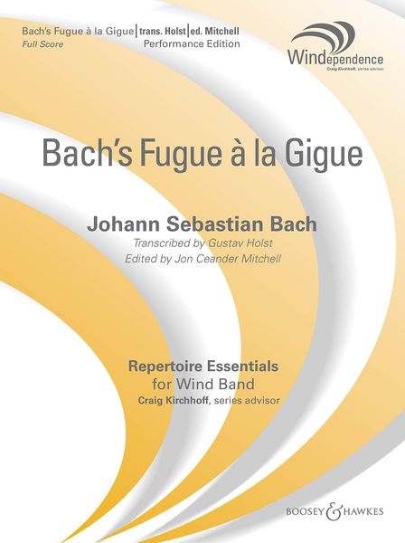 Fugue A la Gigue : arranged For Concert Band by Gustav Holst.