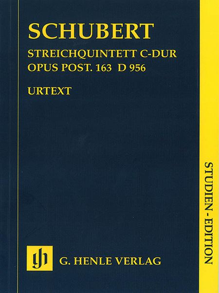 String Quintet In C Major, Op. Post. 163, D 956 / edited by Egon Voss.