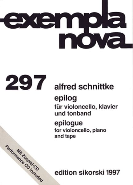 Epilogue : For Violoncello, Piano And Tape (1993).