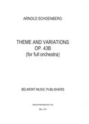 Theme and Variations, Op. 43b : For Full Orchestra.