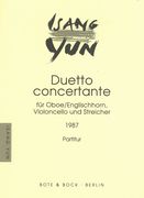 Duetto Concertante : Für Oboe / Englischhorn, Violoncello & Streicher (1987).