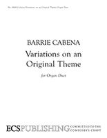 Variations On An Original Theme : For Organ Duet (1973).