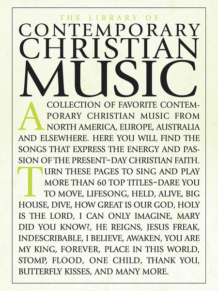 Library Of Contemporary Christian Music.
