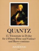 15. Triosonate In D-Dur : Für 2 Flöten (Flöte Und Violine) Und Basso Continuo / Ed. Horst Augsbach.