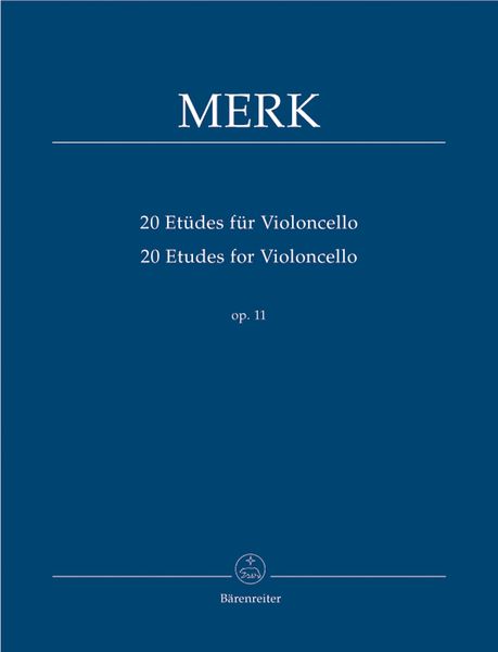20 Etudes For Violoncello, Op. 11 / edited by Martin Rummel.