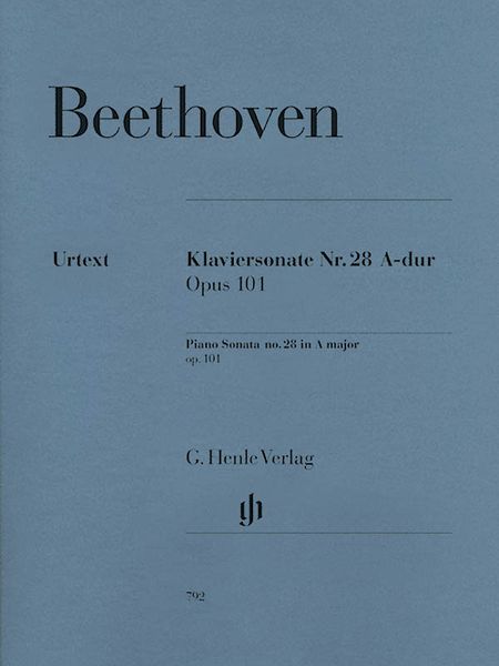Klaviersonate Nr. 28 A-Dur, Op. 101 / edited by Norbert Gertsch and Murray Perahia.