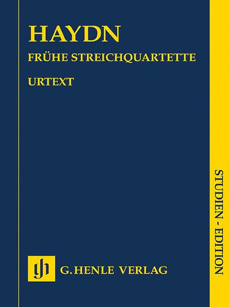 String Quartets, Book 1 : Frühe Streichquartette / edited by Georg Feder and Gottfried Greiner.