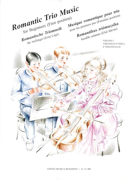 Romantic Trio Music For Beginners / Transcribed And Edited By Arpad Pejtsik And Lajos Vigh.