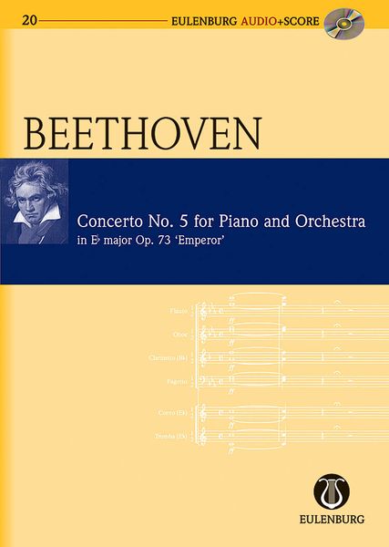 Concerto No. 5 In E Flat Major, Op. 73 : For Piano and Orchestra (Emperor).