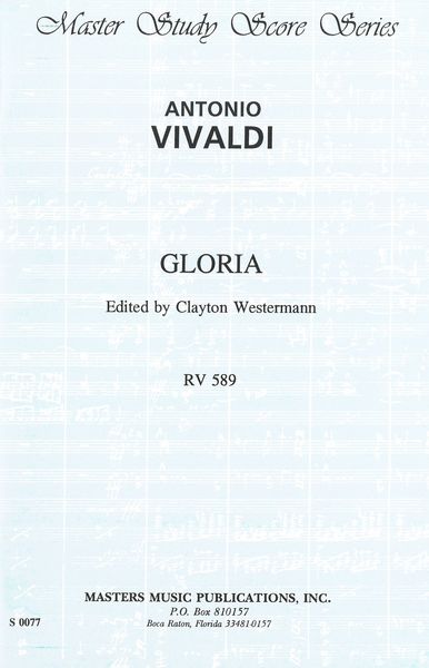 Gloria, RV 589 [L/E] / Ed. by Clayton Westermann.