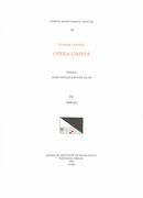 Opera Omnia, Vol. 4 / edited by Janez Höfler and Roger Jacob.