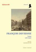 Sonata In B Flat Major : For Clarinet and Keyboard / edited by Nicholas Cox.