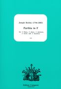 Parthia In F : For 2 Flutes, 2 Oboes, 2 Clarinets, 2 Horns and 2 Bassoons.