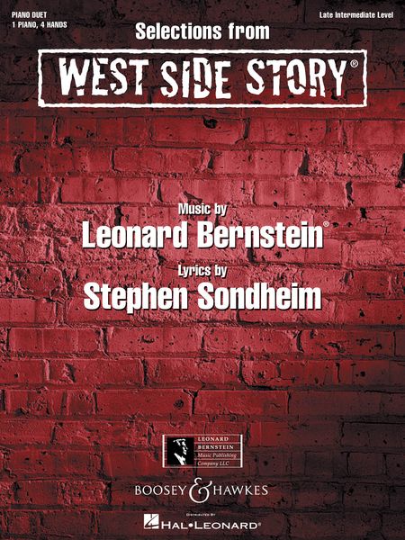 Selections From West Side Story : For Piano Duet / arranged by Carol Klose.