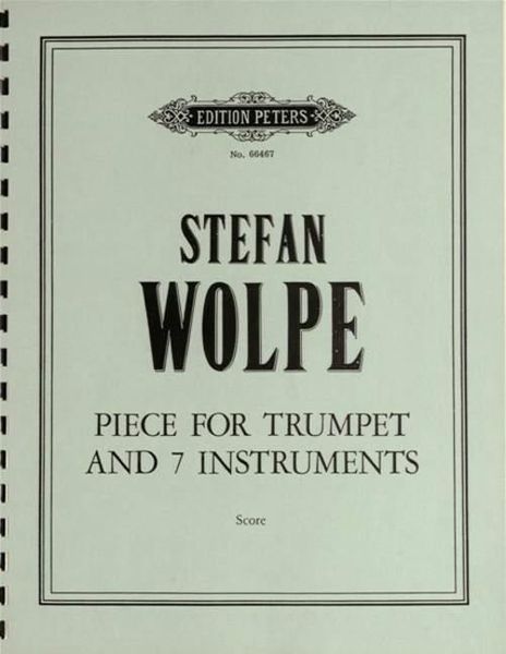 Piece : For Trumpet and 7 Instruments.