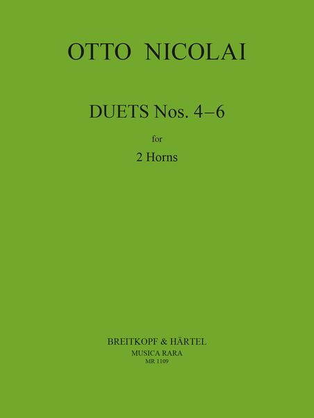 Duets Nos. 4-6 : For Two Horns.