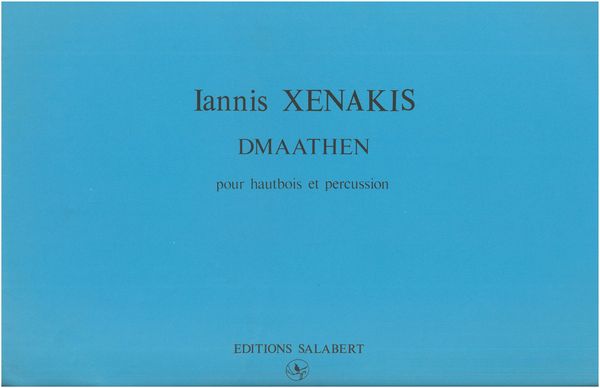Dmaathen : Pour Hautbois Et Percussion.