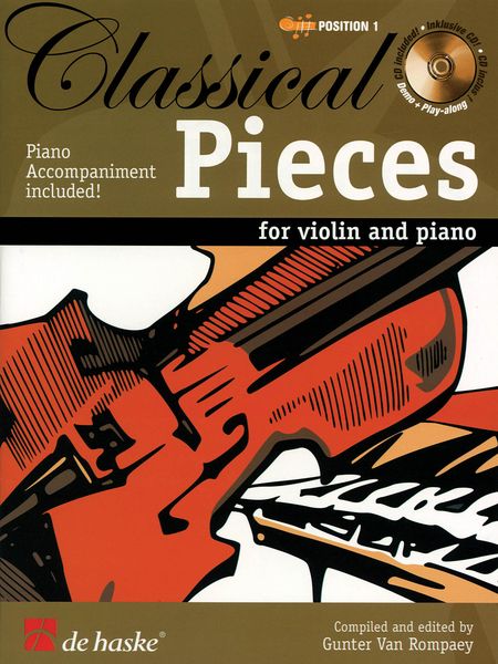 Classical Pieces For Violin And Piano / Compiled And Edited By Gunter Van Rompaey.