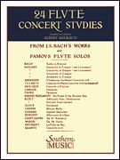 24 Flute Concert Studies From J. S. Bach's Works and Famous Flute Solos / Ed. Andraud.