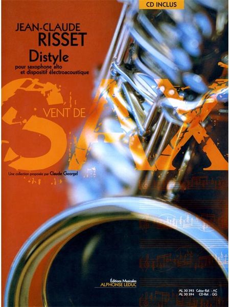 Distyle : Pour Saxophone Alto Et Dispositif Electroacoustique (2002).