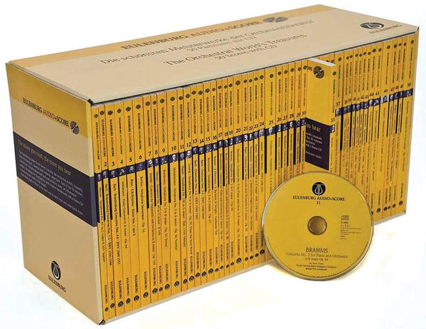 Eulenburg Audio+Score Complete Set : 50 Study Scores With CDs.