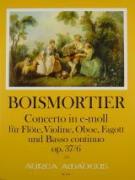 Concerto In E-Moll, Op. 37 No. 6 : Für Flöte, Violine, Oboe, Fagott und Basso Continuo.