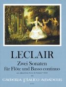 Zwei Sonaten Für Flöte Und Basso Continuo / Edited By Yvonne Morgan.