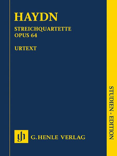 String Quartets, Book 8 : Op. 64 / edited by Georg Feder, Isidor Saslav and Warren Kirkendale.