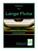 Small Sonata For A Large Flute : For Bass Flute And Piano.