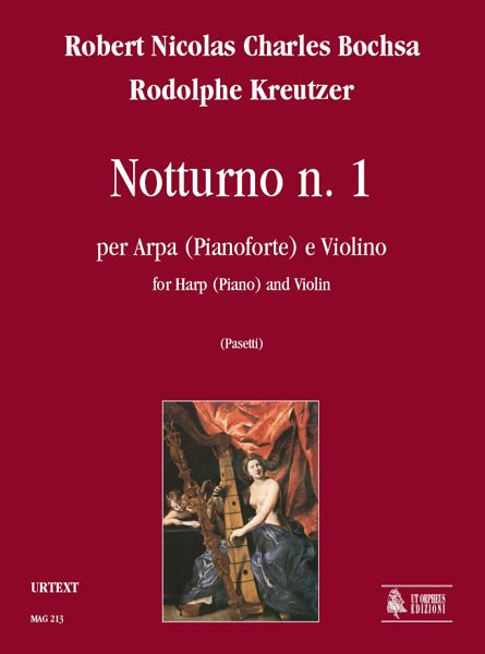 Notturno N. 1 : Per Arpa (Pianoforte) E Violino / Edited By Anna Pasetti.