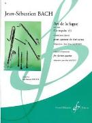 Art De la Fugue, BWV 1080 - Contrepoint No. 1 : Pour Quatuor De Clarinettes.
