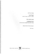 Capriccio : For Piano and Chamber Orchestra (1960) / Piano reduction.