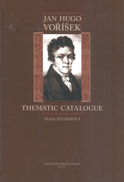 Jan Hugo Vorisek - Thematic Catalogue.