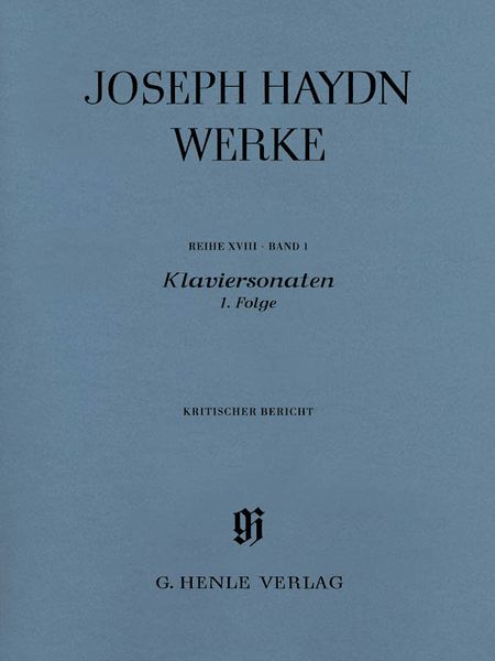 Klaviersonaten, 1. Folge / edited by Georg Feder.