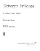 Scherzo Brillante : For Clarinet and Piano / Revised by Daniel Bonade.