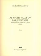 As Night Falls On Barjeantane : Nocturne For Violin and Piano (2001).