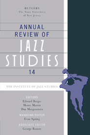 Annual Review Of Jazz Studies 14.