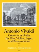 Concerto D-Dur, RV 91 : Für Flöte, Violine, Fagott Und Basso Continuo / edited by Bernhard Päuler.