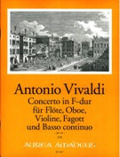 Concerto In F-Dur, RV 99 : Für Flöte, Oboe, Violine, Fagott Und Basso Continuo.