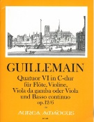 Quatuor VI In C-Dur, Op. 12, 6 : Für Flöte, Violine, Viola Da Gamba Oder Viola & Basso Continuo.