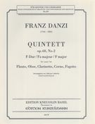 Quintet In F Major, Op. 68 No. 2 : For Flute, Oboe, Clarinet, Horn and Bassoon.