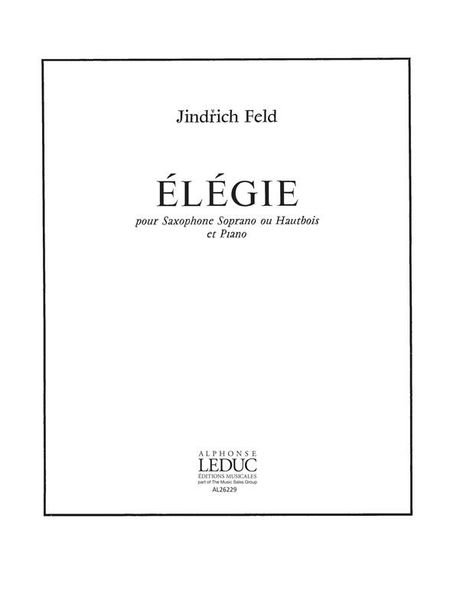 Elegie : For B Flat Saxophone and Piano.