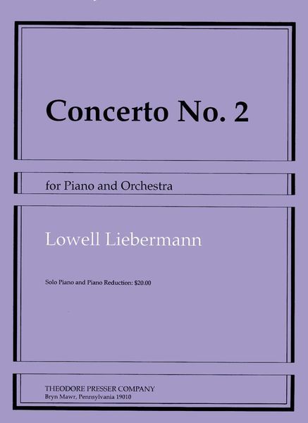 Concerto No. 2 : For Piano and Orchestra.