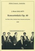 Koncertstueck Op. 40 : For Flute, Oboe, Clarinet, Horn, Bassoon and Piano.