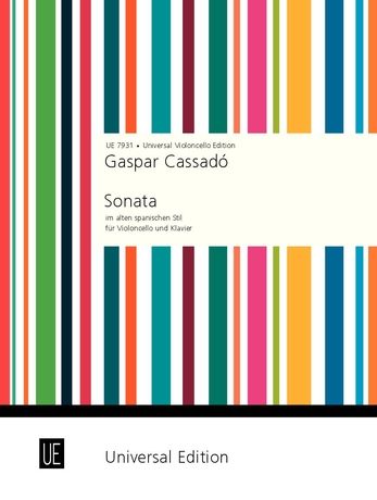 Sonata Nello Stile Antico Spagnulo : For Violoncello and Piano.