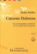 Canzone Dolorosa : Für Zwei Kontrabässe Und Klavier.