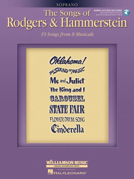 Songs Of Rodgers & Hammerstein : Soprano Edition - 19 Songs From 8 Musicals.