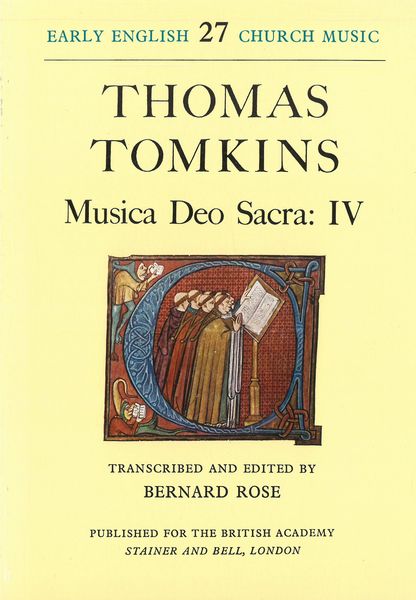 Musica Deo Sacra IV / edited by Bernard Rose.